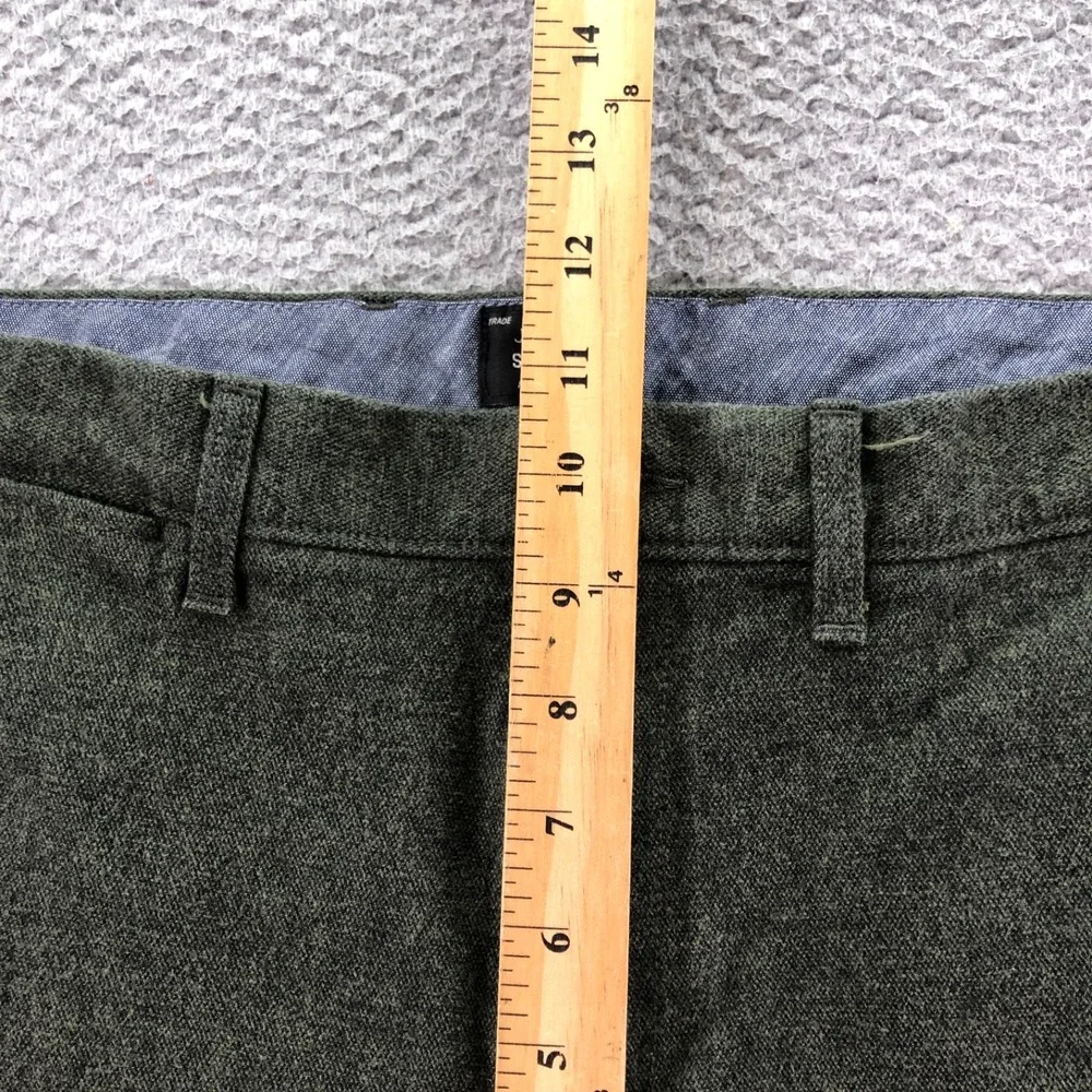 J.Crew Pants Mens 32x30 Green 770 Straight Fit Stretch Brushed Twill Chino